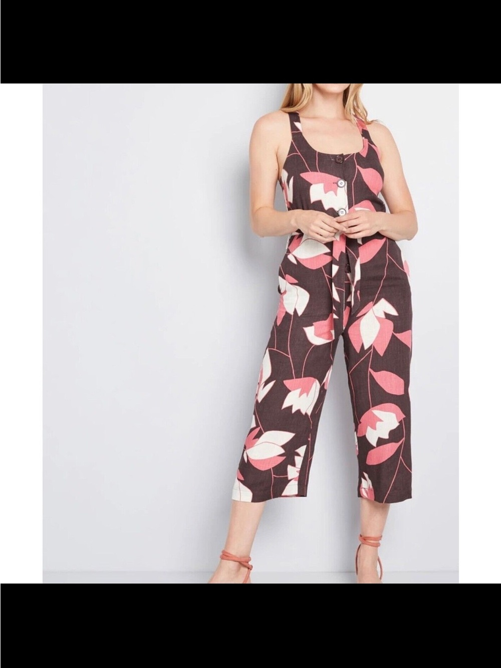 ModCloth Brightest Idea Cropped Jumpsuit